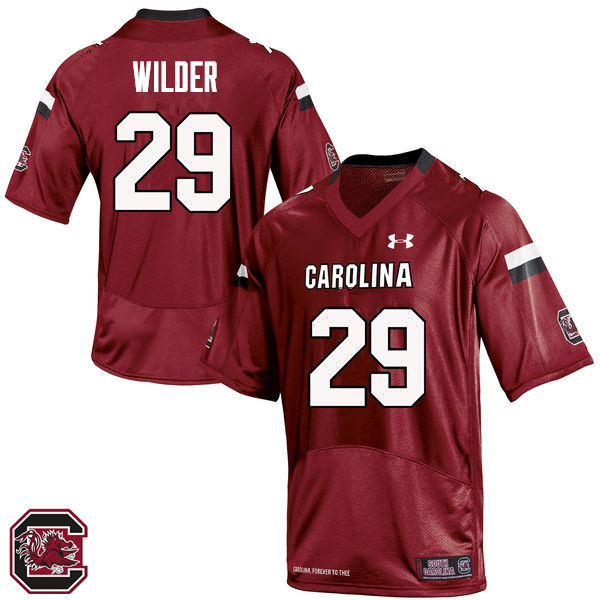 Men South Carolina Gamecocks #29 Antoine Wilder College Football Jerseys Sale-Red